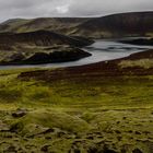 farbige Landschaft im südlichen Hochland