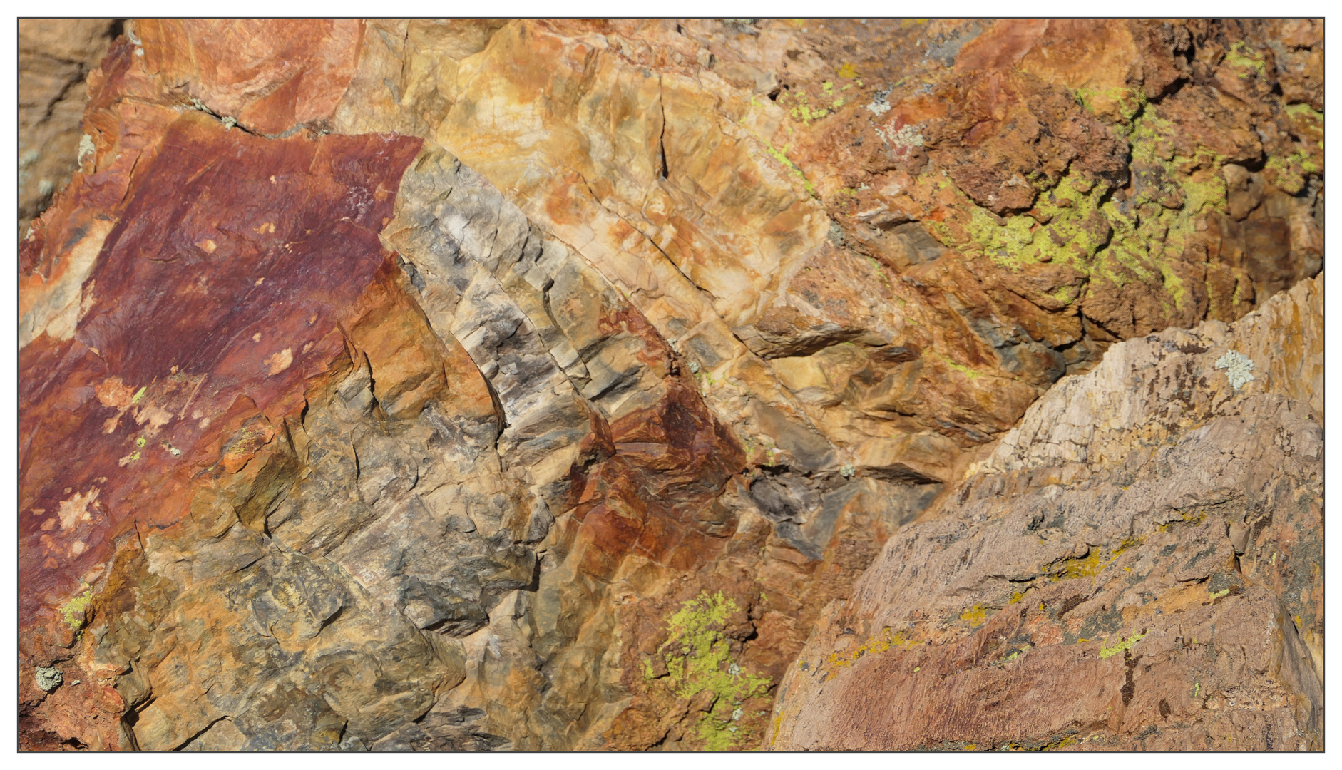 Farbige Steine in den Bisti Badlands