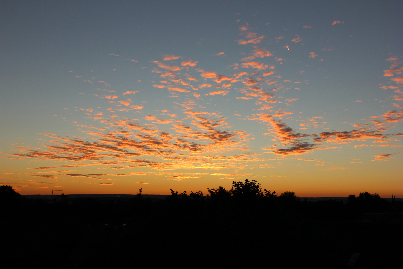 Farbige Wolken