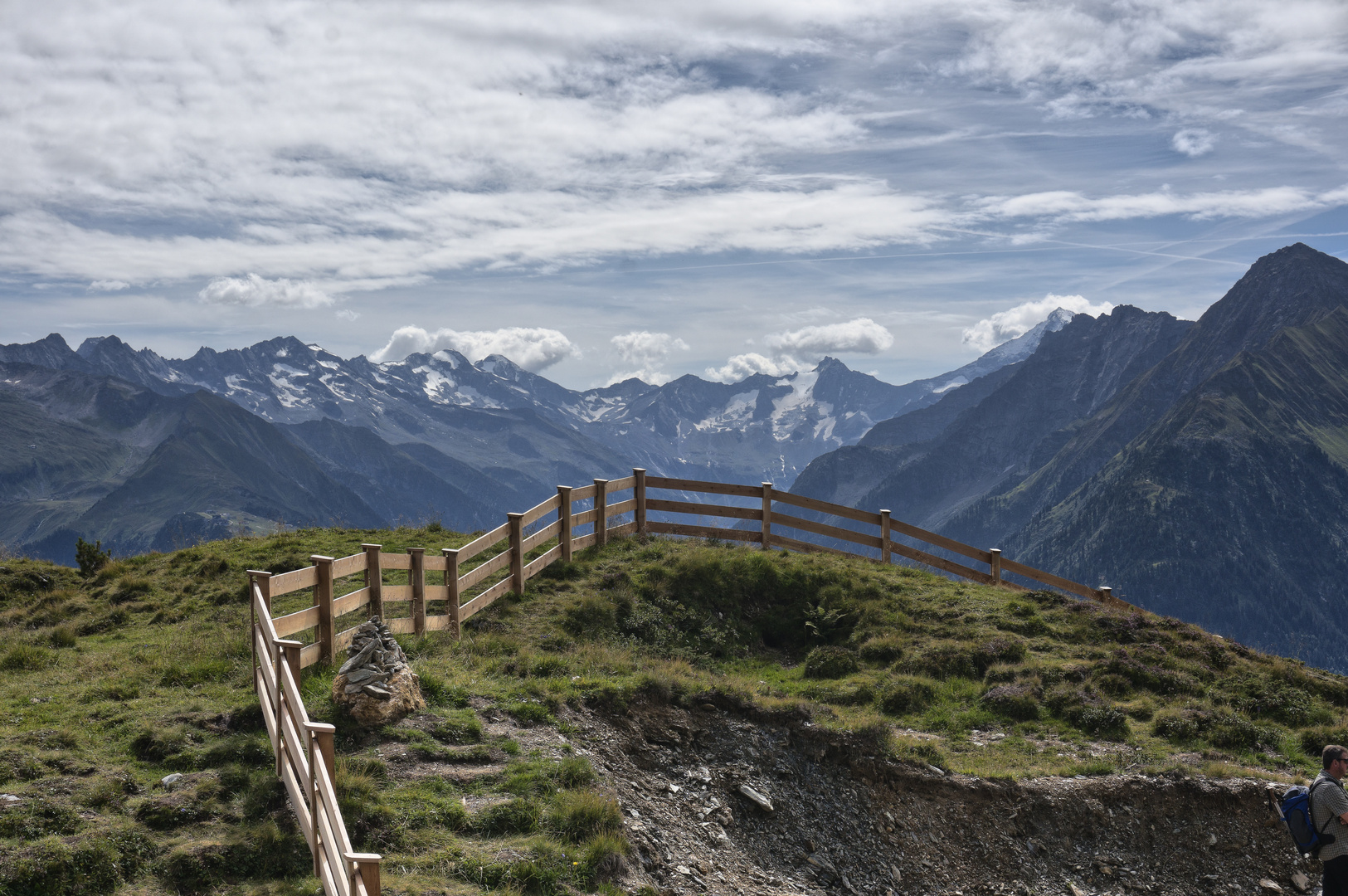 (Farbiger) Ausblick vom Penken (Zillertal, Österreich)