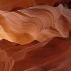 Farbiger Sandstein im Antelope Canyon