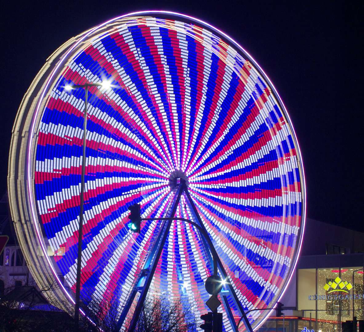 Farbiges Riesenrad