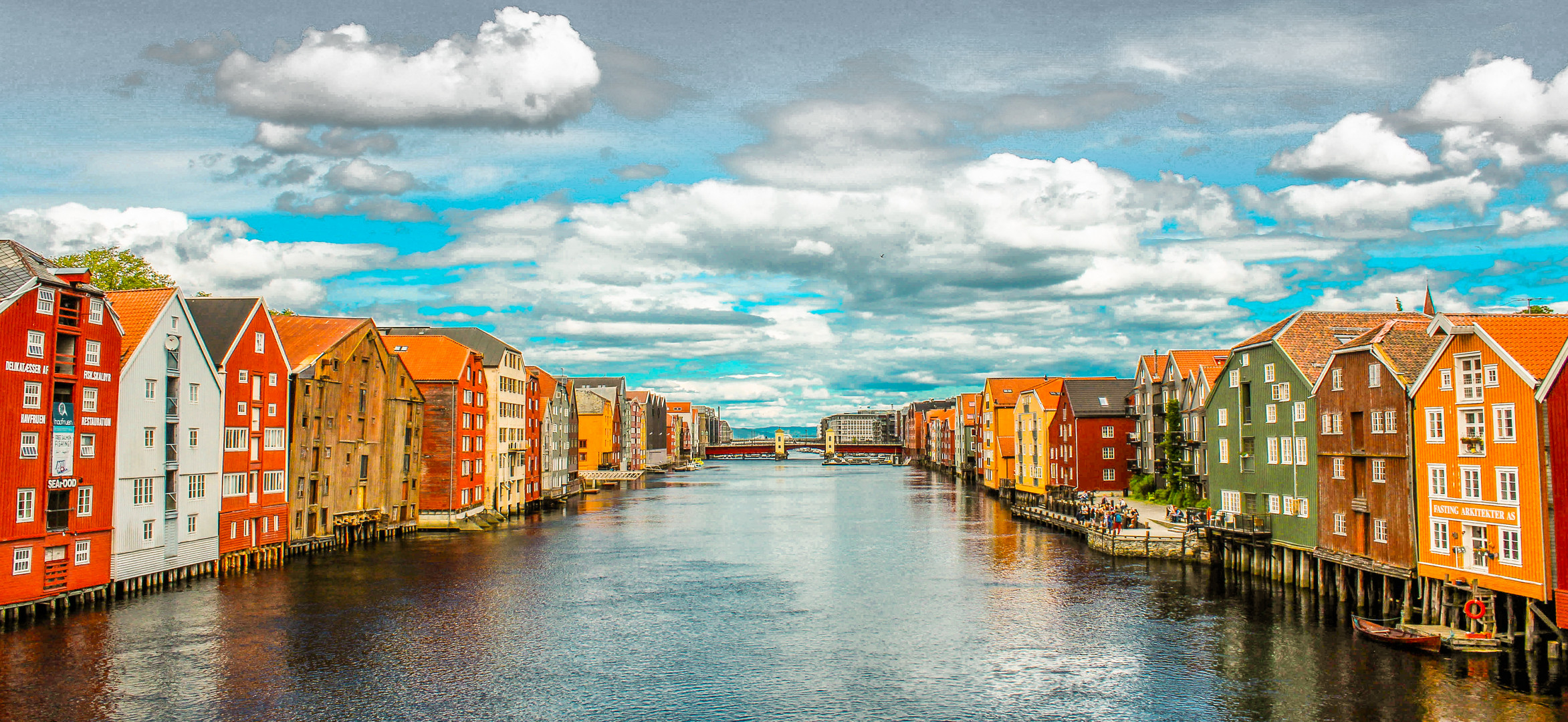 farbiges Trondheim