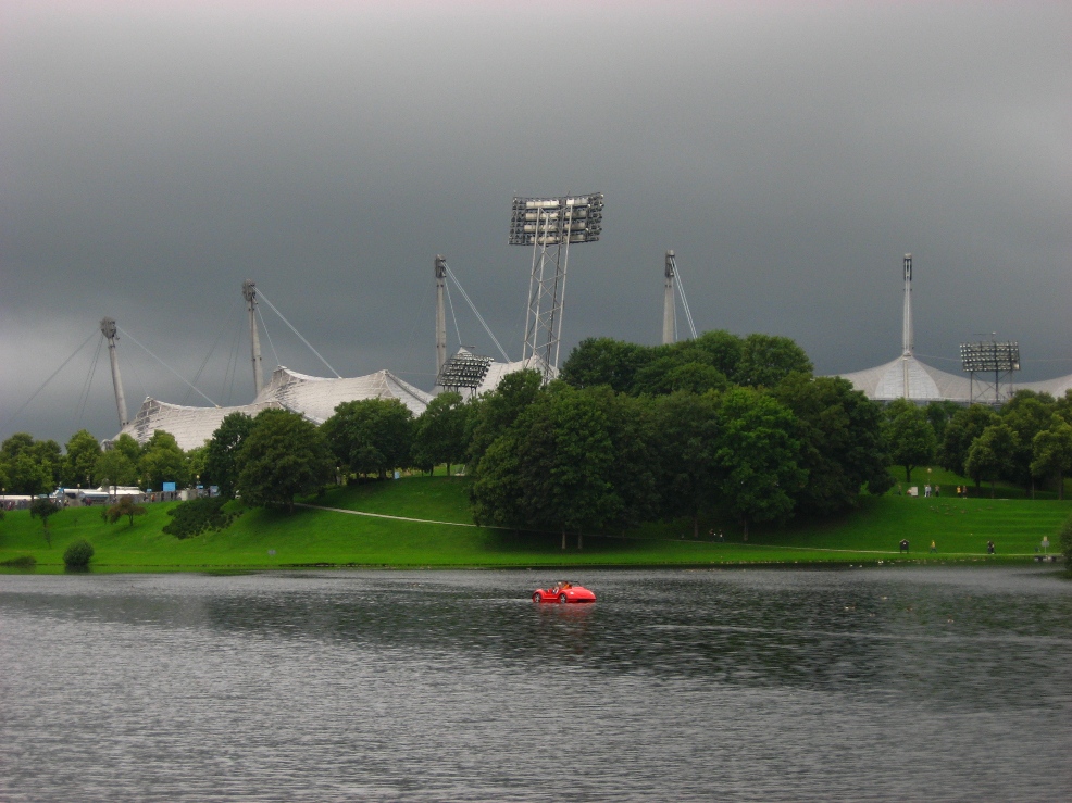 Farbklecks am Olympiasee