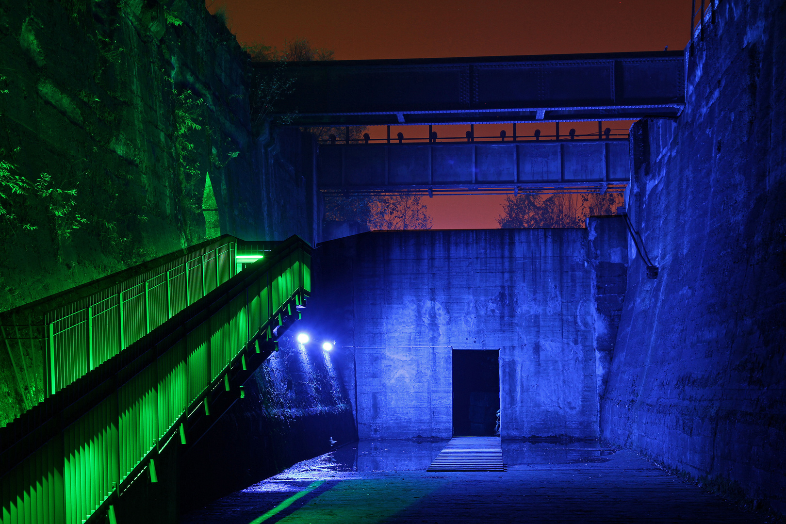 Farbkomposition im Landschaftspark Duisburg