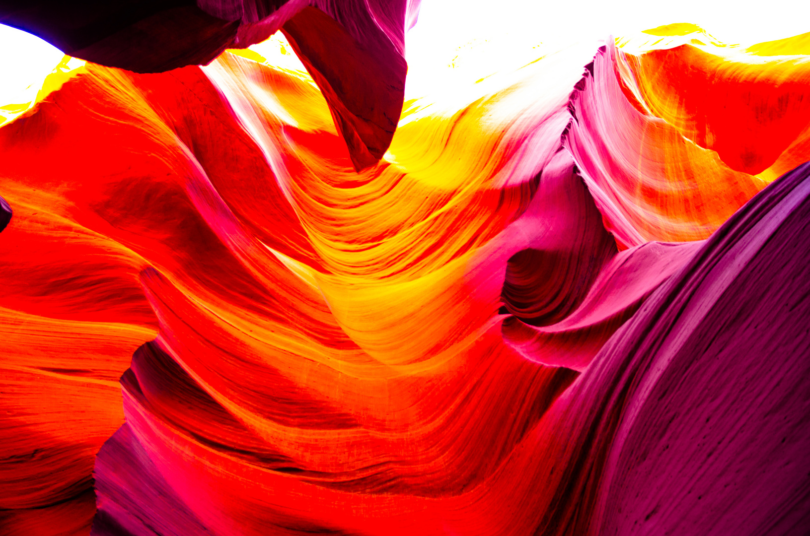 Farbspektakel am Antelope Canyon