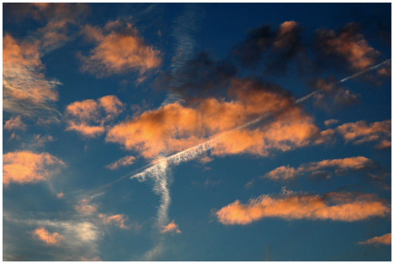 Farbspiel am Abendhimmel