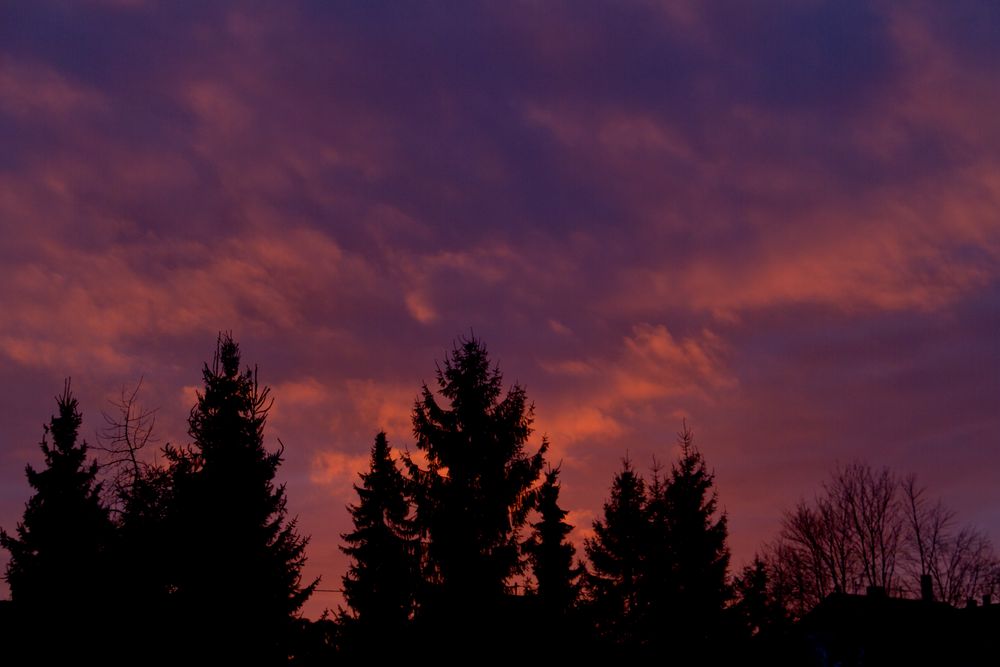 Farbspiel am Himmel