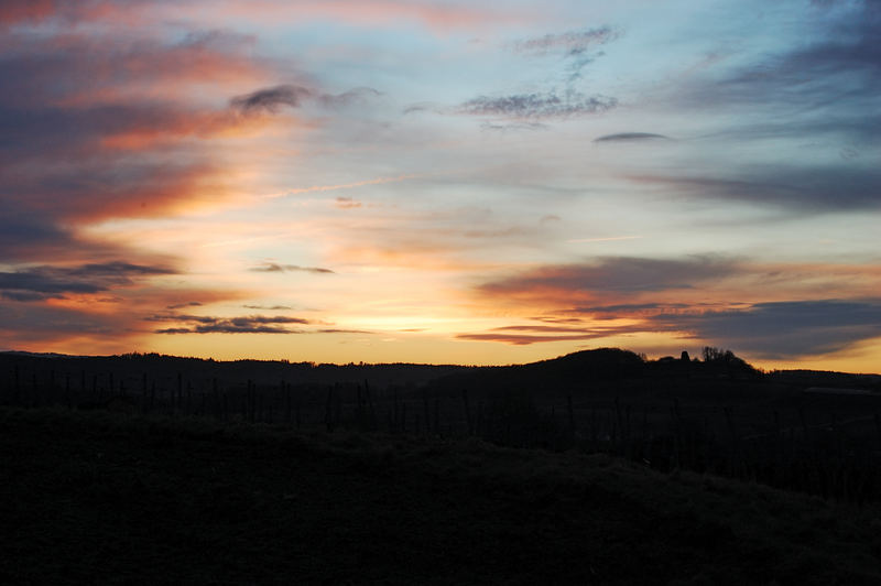 Farbspiel am Himmel