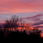 Farbspiel am Himmel nach Sonnenuntergang