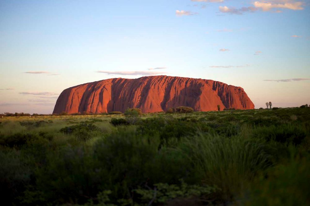 Farbspiele am Uluru