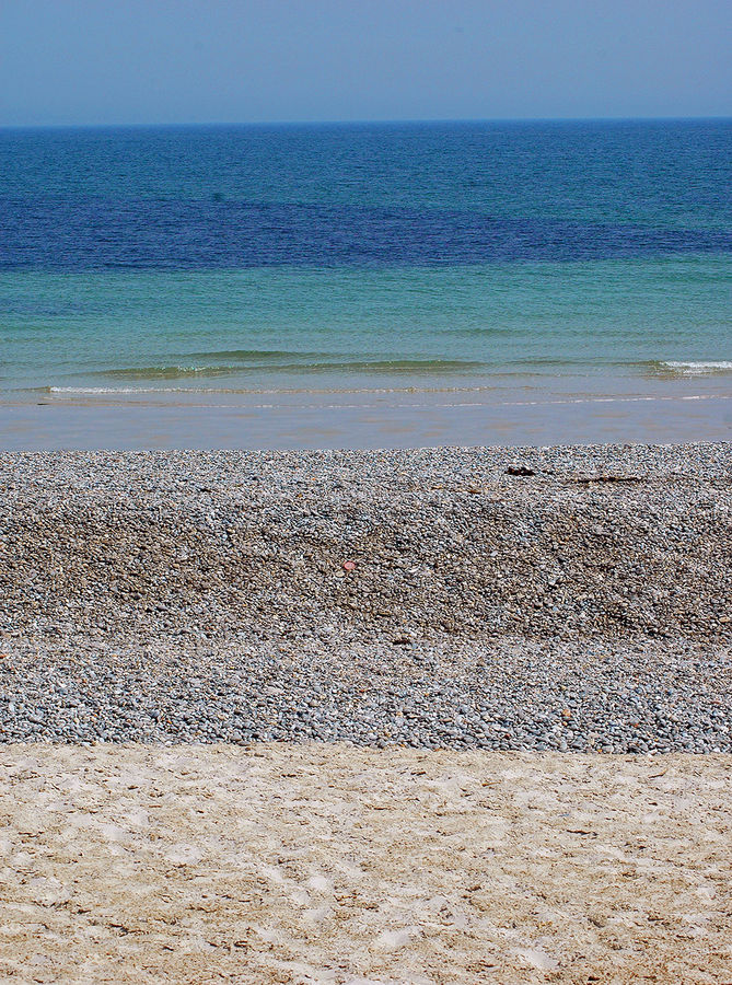 Farbverlauf am Strand