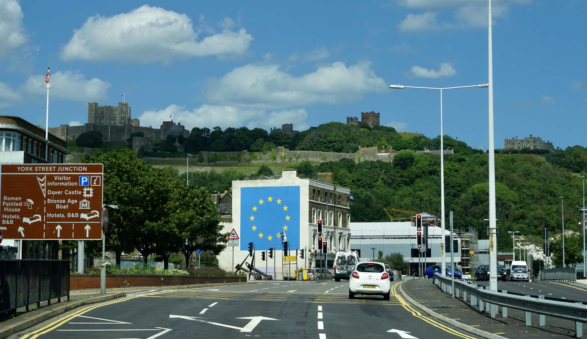 Farewell UK - I'll miss you ...  / Dover, Einfahrt Fährhafen