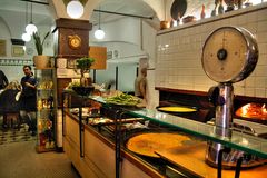 Farinata-Bäckerei in Genua