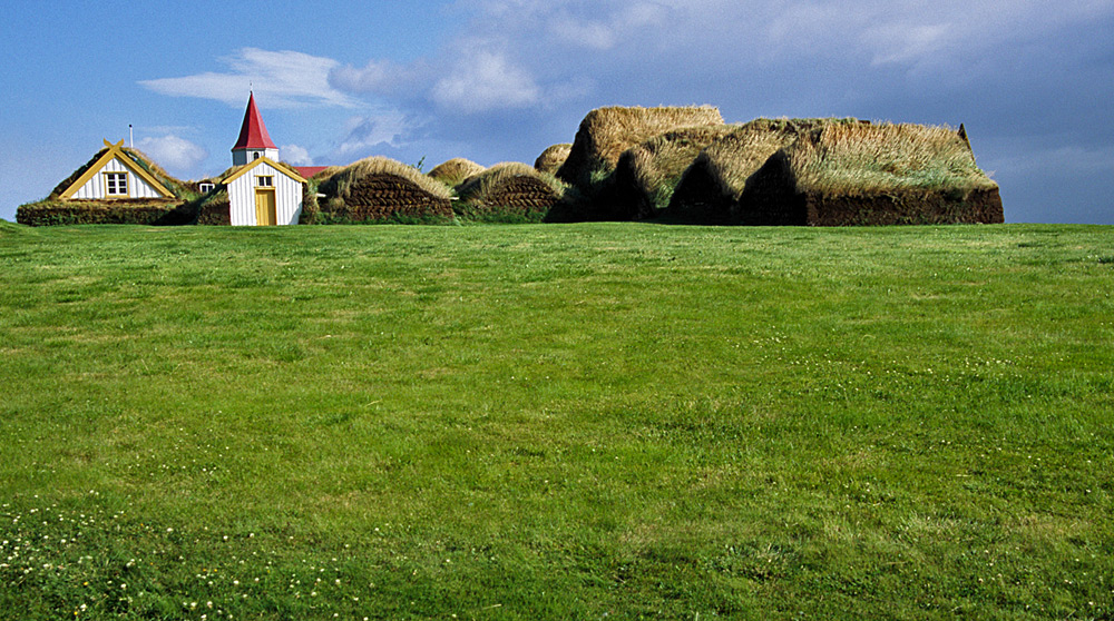 Farm museum in Glaumbær (Island)