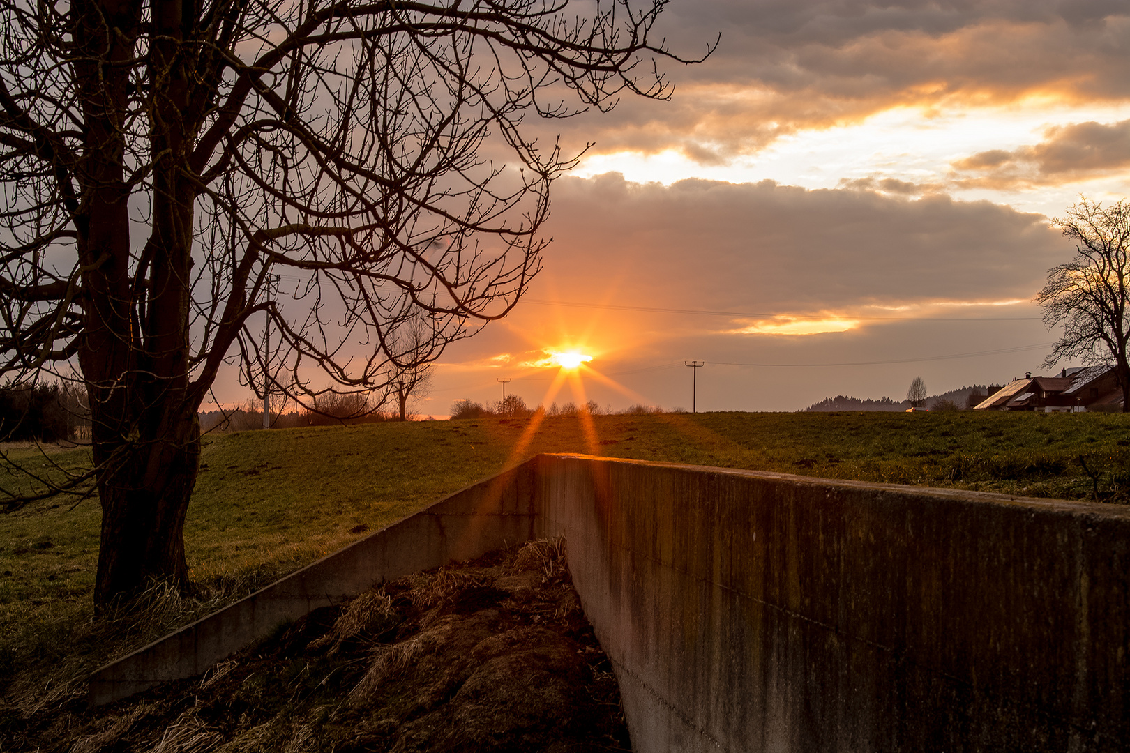 Farm Sunset