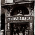 Farmacia antigua en Las Ramblas de Barcelona