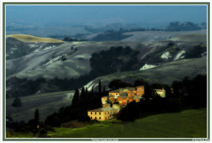 Farmer houses in Tuscany