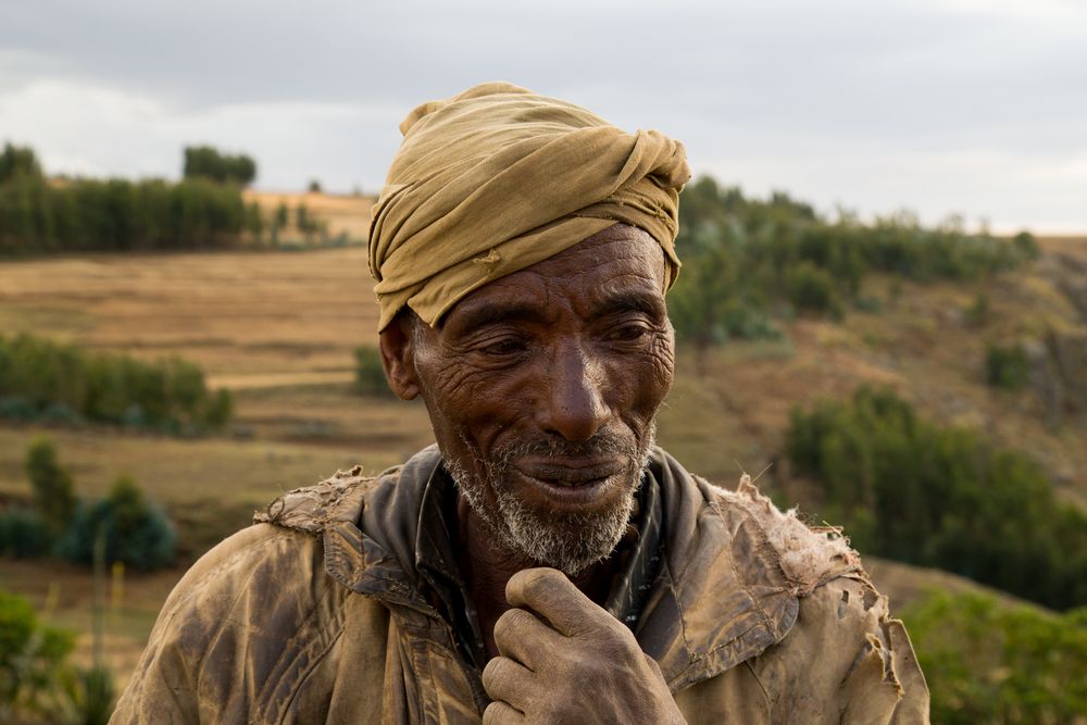 Farmer in Äthiopien