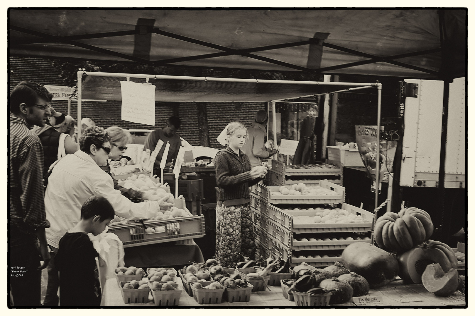 farmers market.