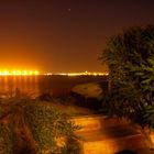 Faro Beach by Night