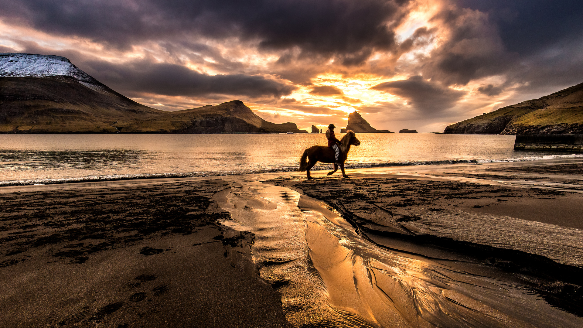 faroe sunset