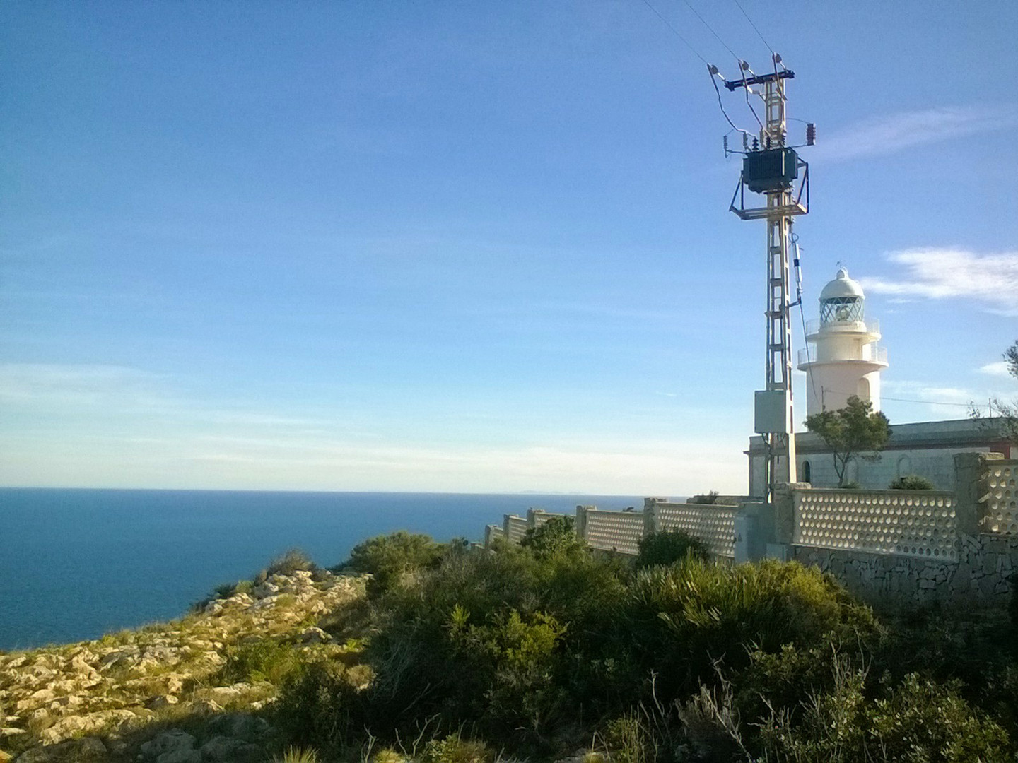 Farol del cabo San Antonio en costa Blanca