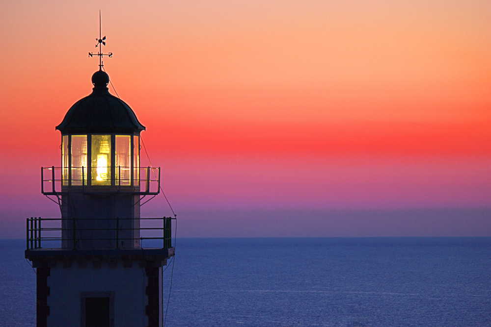 Faros auf Santorini