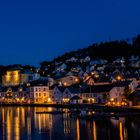 Farsund bei Nacht