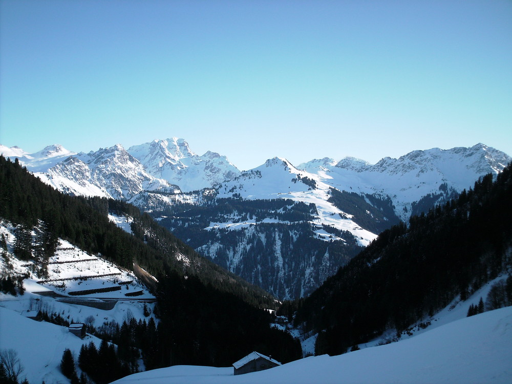 Faschina Berge Österreich