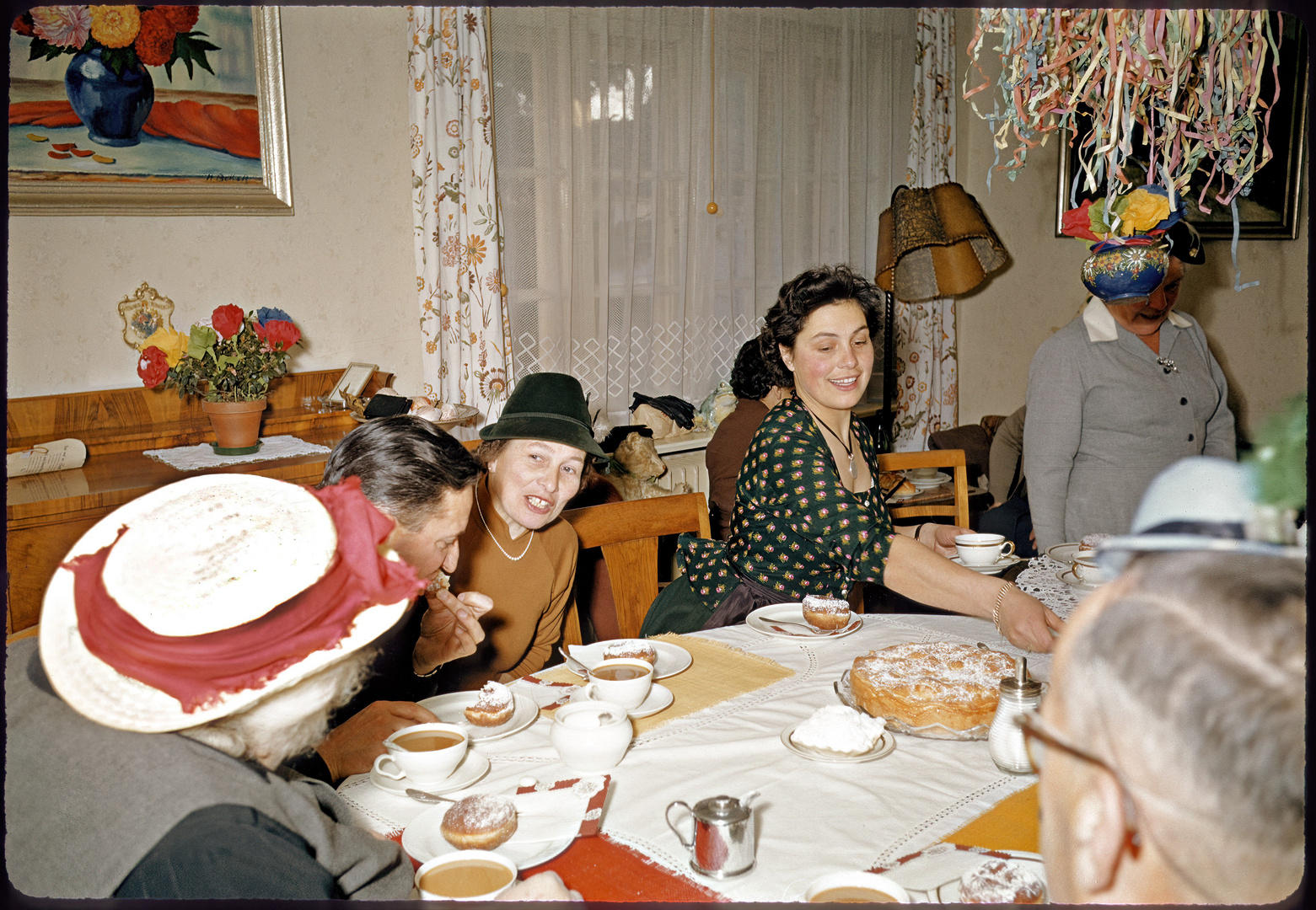 Fasching 1958 auf Kodachrome