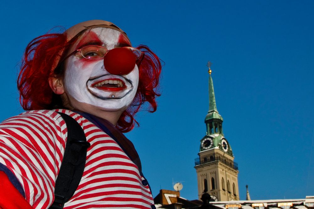 Fasching auf dem Viktualienmarkt