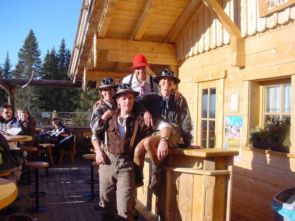 Fasching auf der Hütte