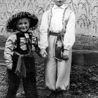 Fasching in Hasenthal/Thüringen 1957/ der Scheich bin ich.