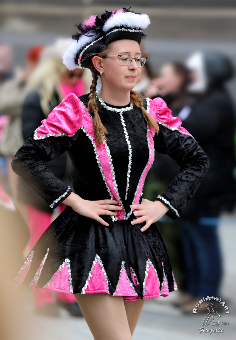 Fasching in Landsberg - Gardemädchen