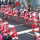 Faschingszug in Bruck - bei Schneetreiben