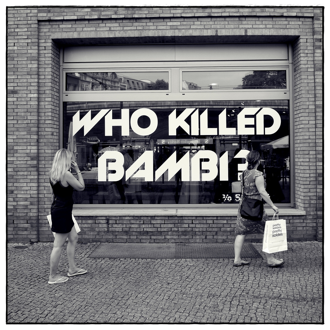 Fashion killed Bambi !