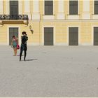 Fashion Shooting vor Schoenbrunn