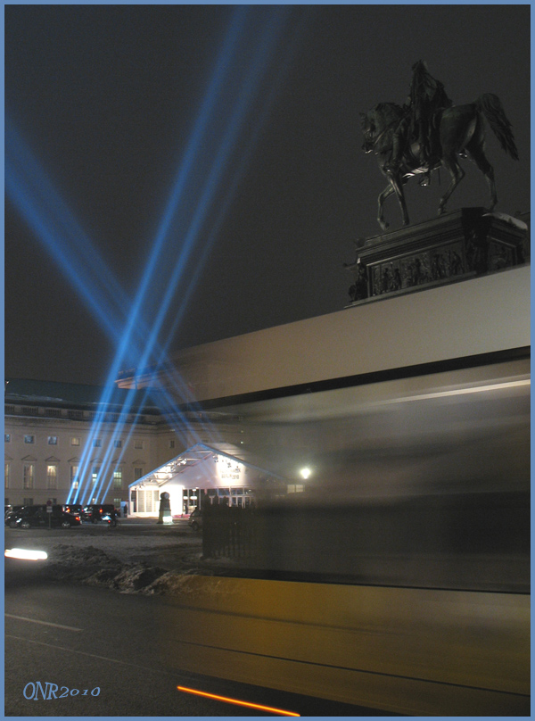 Fashionweek Berlin 2010 - zum letzten Mal am Bebelplatz - und der Friedrich der Große...