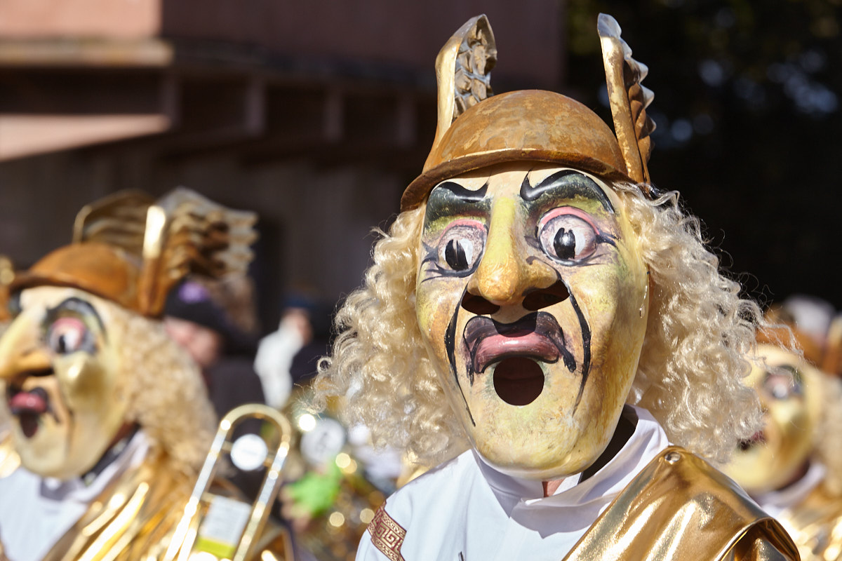 Fasnächtler auf dem Cortège der Basler Fasnacht 2019 Nr. I