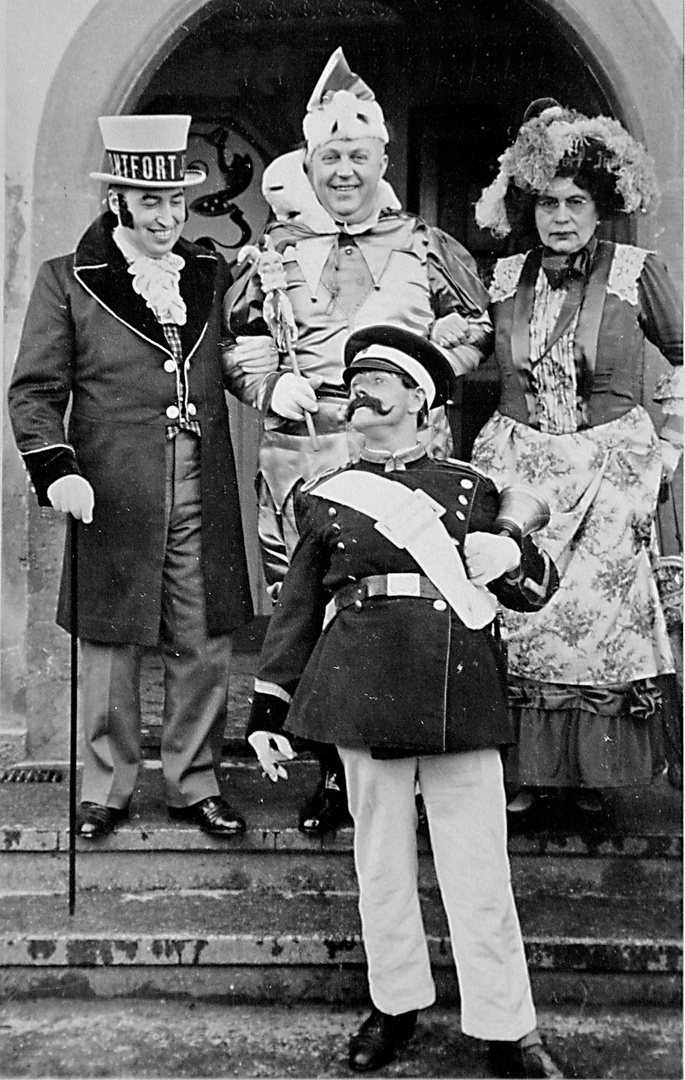 Fasnet in Tettnang ca 1947