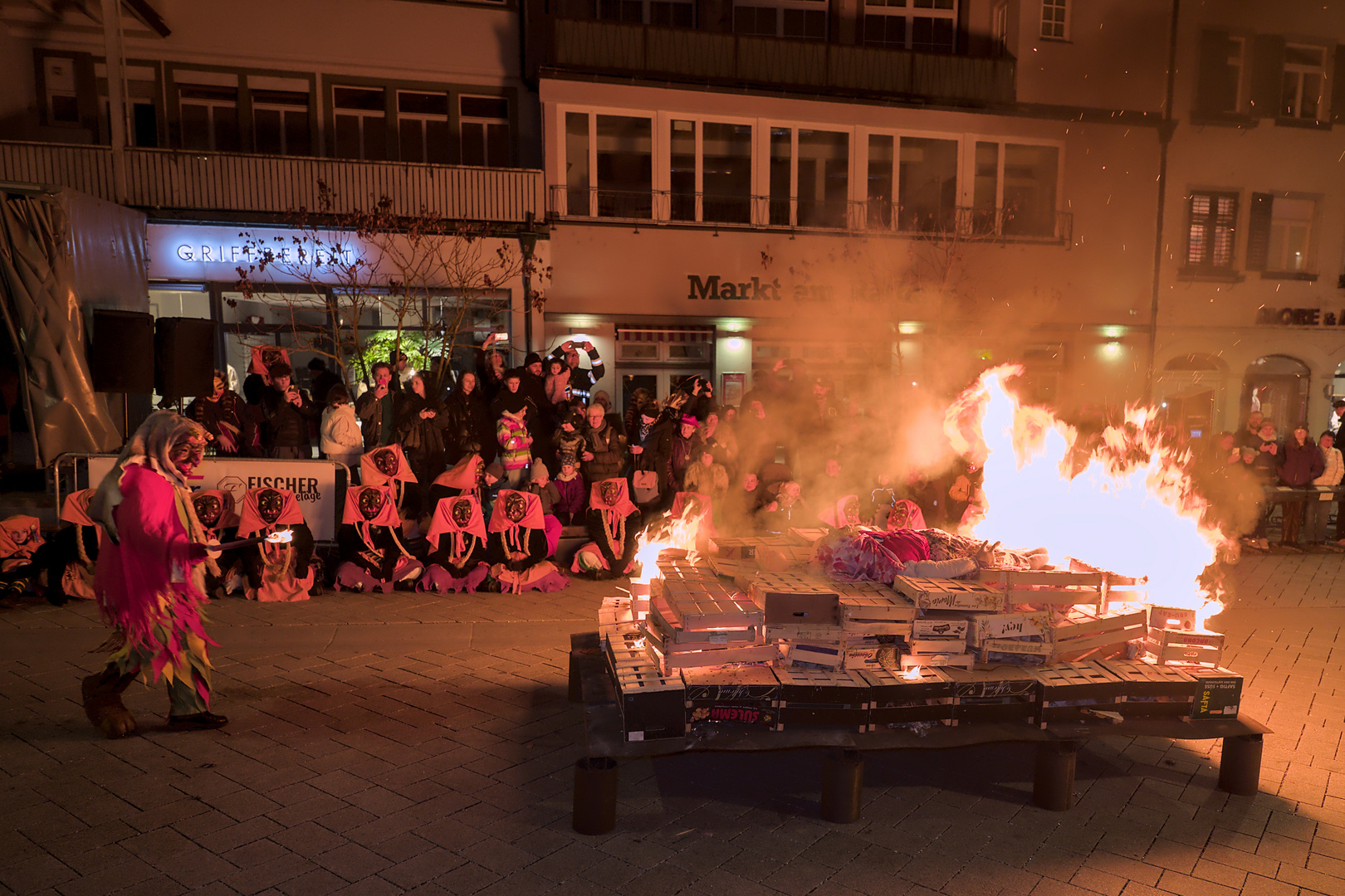 Fasnetsverbrennung in Ravensburg