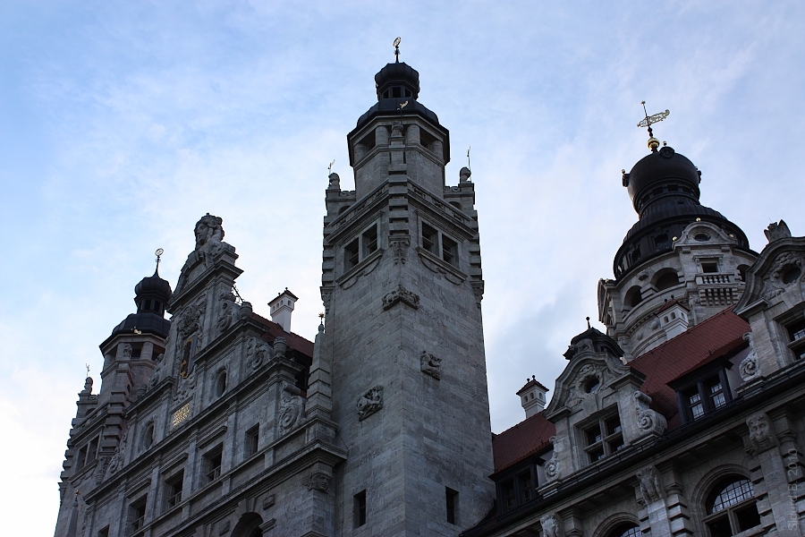 Fassade am neuen Rathaus