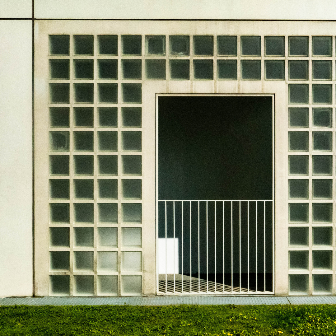 Fassade an der Stuttgarter Stadtbibliothek