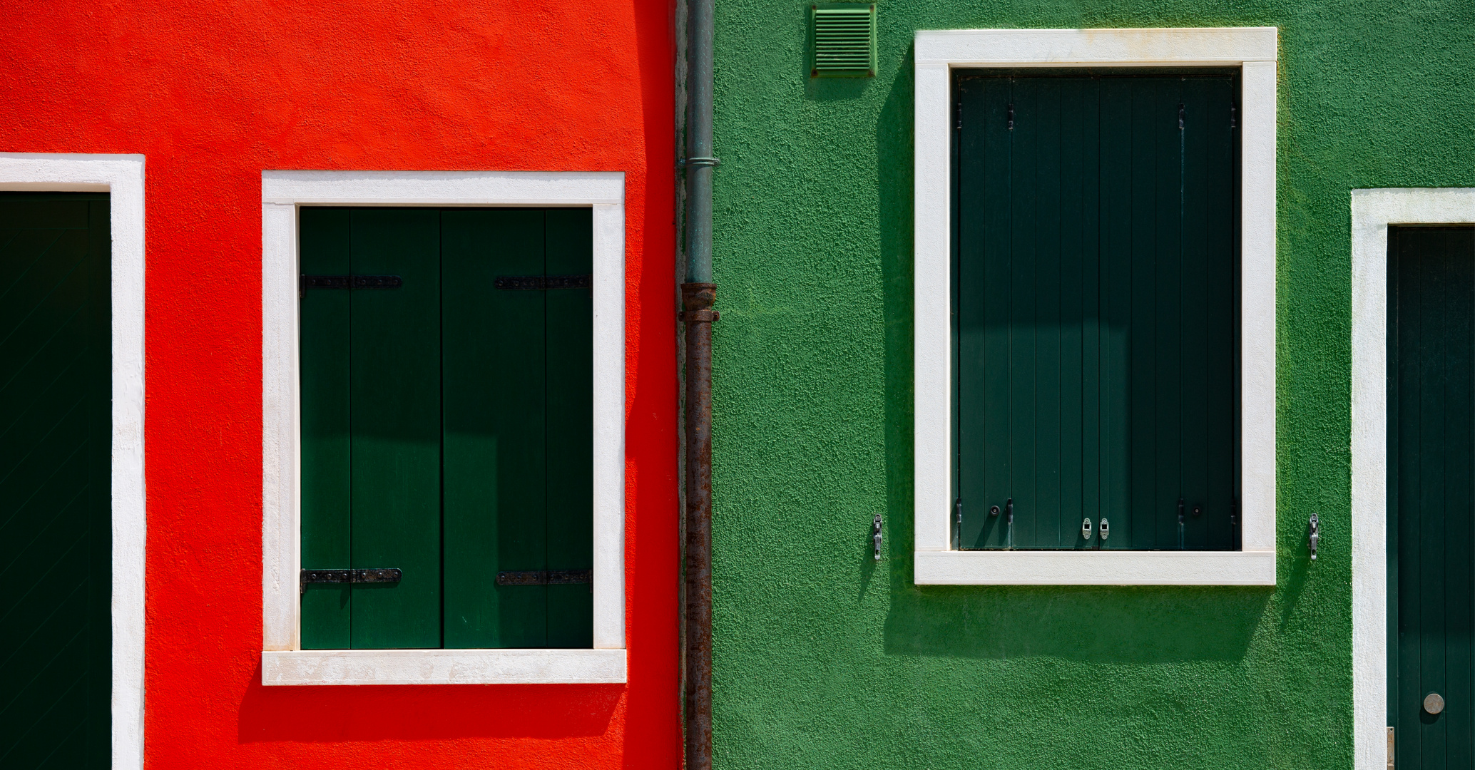 Fassade auf Burano