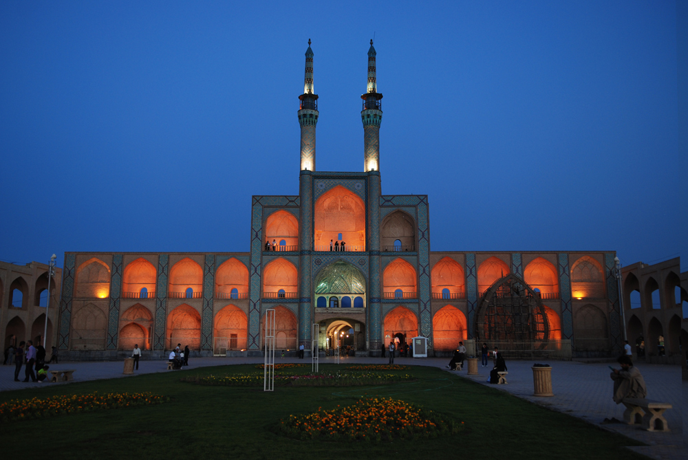 Fassade der Tekiyeh Amir Chaq-maq