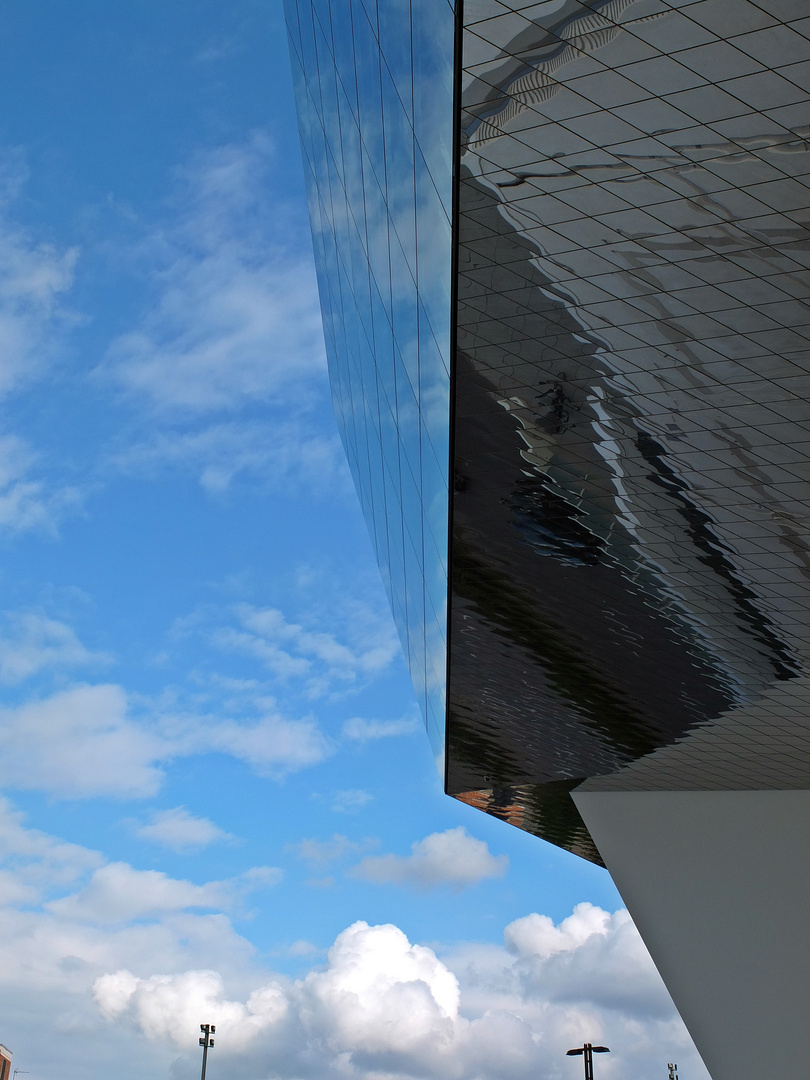 Fassade des Porsche Museums