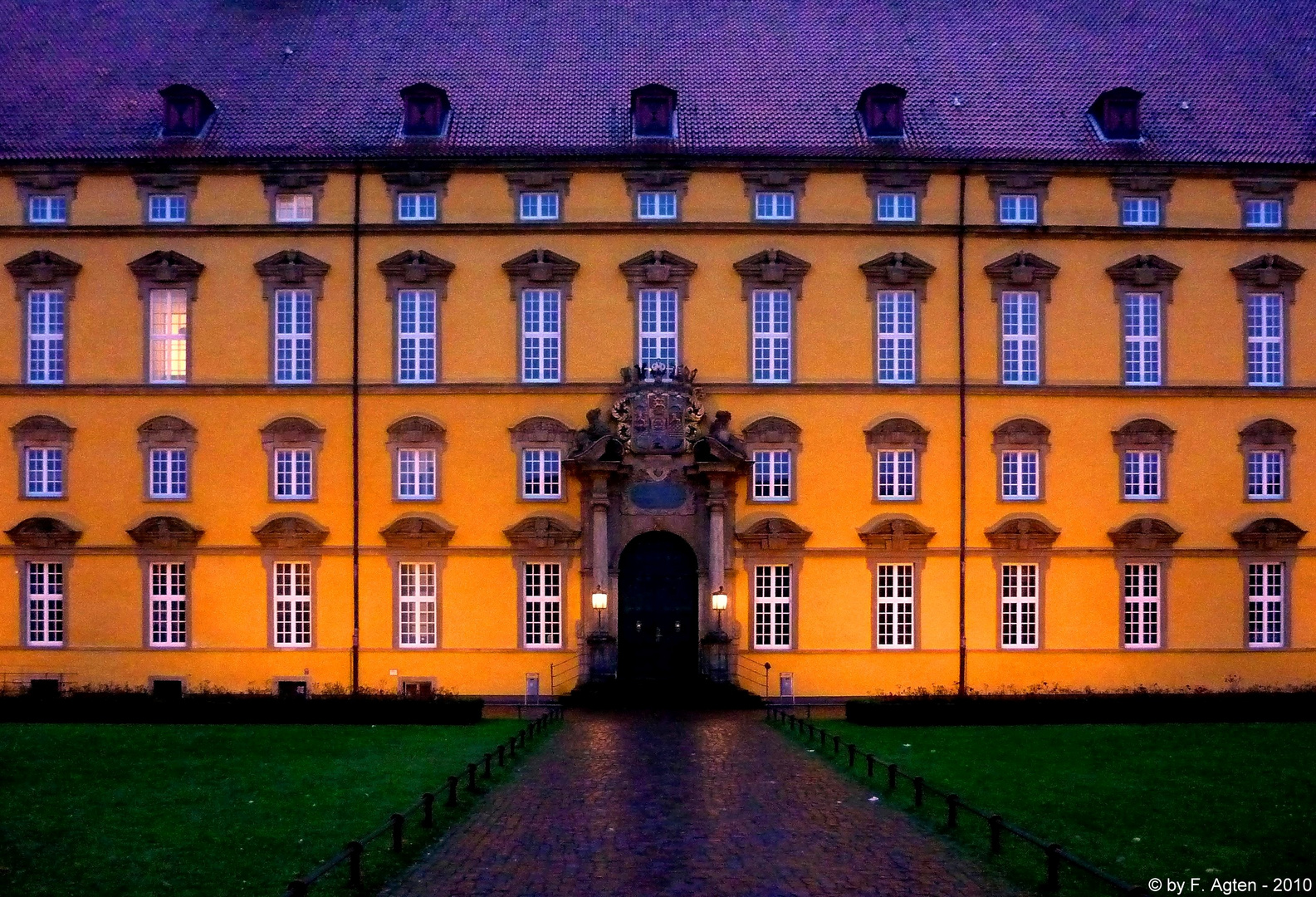 Fassade des Schlosses in Osnabrück