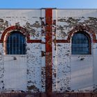 Fassade einer alten Halle