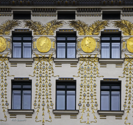 Fassade eines Wohngebäudes, Wien